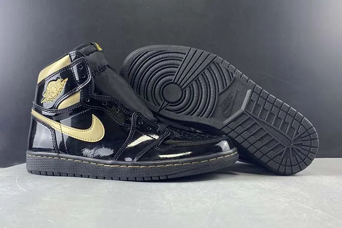 Air Jordan 1 High OG Black Metallic God 555088-032