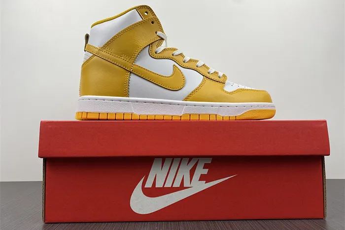 Nike Dunk High White Dark Sulfur DD1869-106