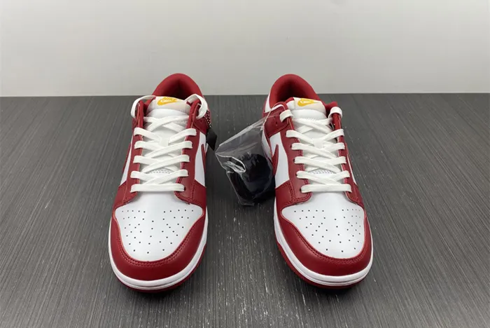 Nike Dunk Low Cardinal White Gym Red DD1391 602