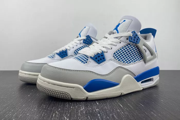 Air Jordan Retro 4 White Military Blue FV5029-141