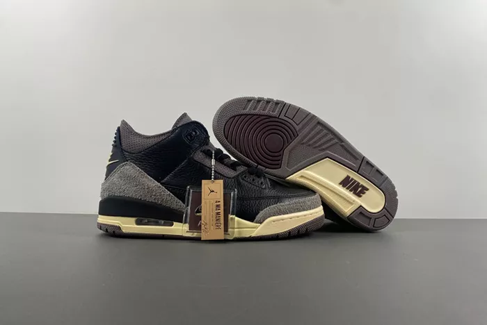 A Ma Manière x Air Jordan 3 “Black” AMM FZ4811-001